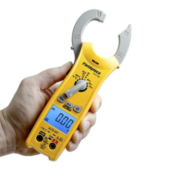 Fieldpiece Compact Hvacr Clamp Multimeter Sc260 True Rms Clamp Meter With Temperature Capacitance Backlight