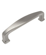 10 Pack Cosmas 4390Sn Satin Nickel Modern Cabinet Hardware Handle Pull 312 Inch 89Mm Hole Centers