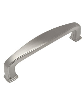 10 Pack Cosmas 4390Sn Satin Nickel Modern Cabinet Hardware Handle Pull 312 Inch 89Mm Hole Centers