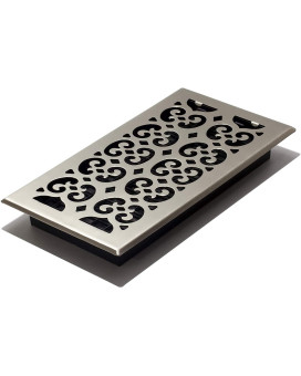 Decor Grates Sph612Nkl Floor Register 6X12 Nickel Finish