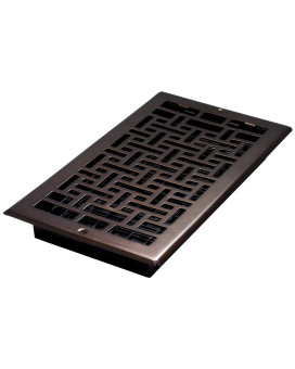 Decor Grates Ajl612Wrb Oriental Wall Register 6X12 Rubbed Bronze Finish