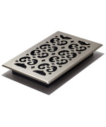 Decor Grates Sph610Nkl Floor Register 6X10 Nickel Finish