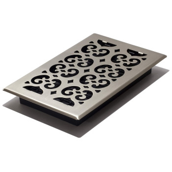 Decor Grates Sph610Nkl Floor Register 6X10 Nickel Finish