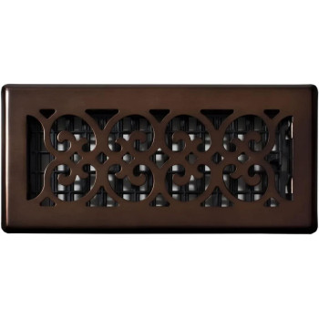 Decor Grates Sph410Rb Floor Register 4X10 Rubbed Bronze Finish