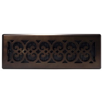 Decor Grates Sph414Rb Floor Register 4X14 Rubbed Bronze Finish