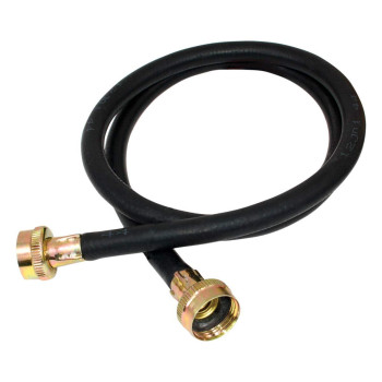 Eastman Washing Machine Drain Hose 34 Inch Fht Connection 5 Foot Black Rubber 60323N