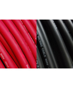 Temco Industrial Wc0254100 50 Blk 50 Red 1 Gauge Awg Welding Lead Car Battery Cable Copper Wire Black Red Made In U