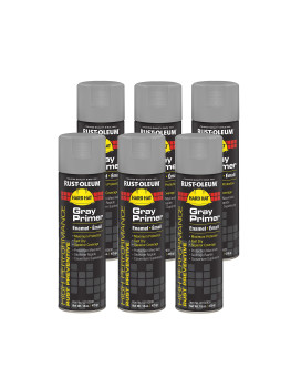 Rustoleum V2182838 High Performance V2100 System Enamel Spray Primer 15Ounce Gray