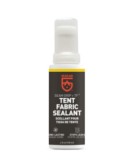 Gear Aid Seam Grip Tf Tent Fabric Sealer For Waterproofing Clear 4 Fl Oz