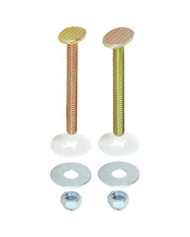 Ezflo 516 Inch X 312 Inch Closet Bolt Set Brassplated 40032