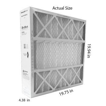 Honeywell Fc100A101120 X 20 X 4 Pleated Air Filter Merv 11 Bundle With Same Day Supply Filter Change Reminder 2