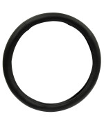 RoadPro RPSW3006 Black 18 Genuine Leather Steering Wheel Cover