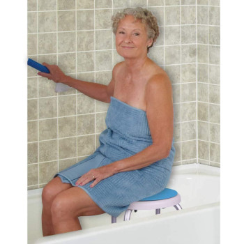 Carex Swivel Shower Stool With Padded Seat Shower Seat For Seniors Elderly Handicap Disabled Or Those Home From Surgery