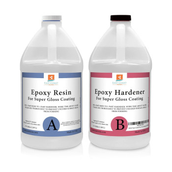 Epoxy Resin Crystal Clear 1 Gallon Kit 11 Resin And Hardener For Super Gloss Coating For Bars Outdoor Table Top Counterto