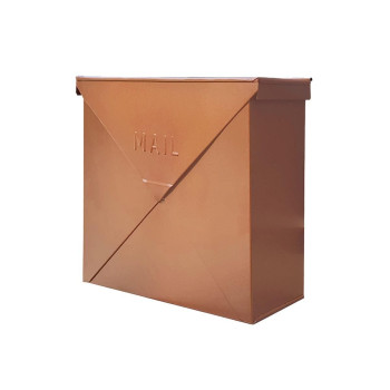 Nach Chicago Copper Wall Mount Mailbox Rust Resistant Metal Mailbox Wall Mount Metal Mailboxes For Outside Wall Mount Wall Ma