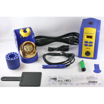 Hakko Fx95166 T15D16 Soldering Station With T15D16 16 Mm Chisel Tip Blue