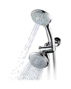 Aquadance By Hotelspa 24Setting Slimline Showerhead And Hand Shower Combo