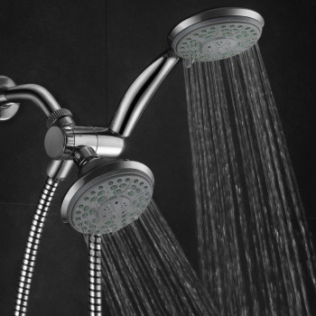 Aquadance By Hotelspa 24Setting Slimline Showerhead And Hand Shower Combo