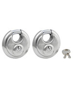 Master Lock 40T Stainless Steel Discus Padlock 2 Pack