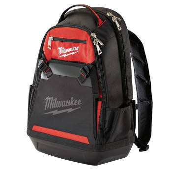 Milwaukee 48228200 1680 Denier 35 Pocket Jobsite Backpack W Laptop Sleeve And Molded Plastic Base