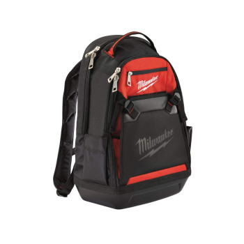 Milwaukee 48228200 1680 Denier 35 Pocket Jobsite Backpack W Laptop Sleeve And Molded Plastic Base