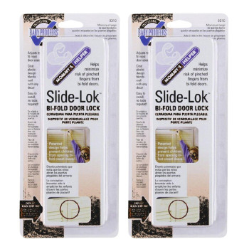 Mommys Helper Slidelok Bifold Door Lock 2 Pack