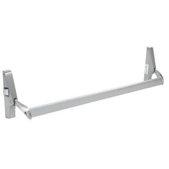 Crl Dl1190Lhra Satin Aluminum Cross Bar Panic Exit Device Left Hand Reverse Bevel Rim