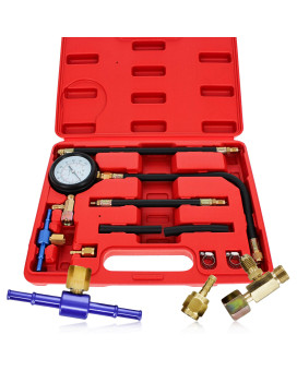 Abn Fuel Injection Pressure Test Kit Comprehensive Universal Set With Improved Flex Hoses Fittings And Instructions