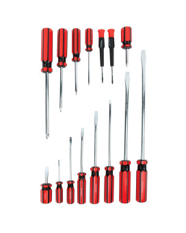 Performance Tool W80005 15Piece Screwdriver Set For Versatile And Precise Diy And Professional Applications