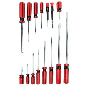 Performance Tool W80005 15Piece Screwdriver Set For Versatile And Precise Diy And Professional Applications