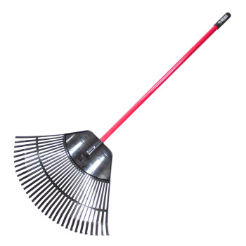 Bully Tools 92630 Poly Lawn And Leaf Rake With Fiberglass Handle 31Inch