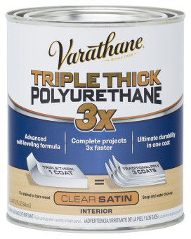 Rustoleum Varathane 284473 Triple Thick Polyurethane 32 Fl Oz Satin