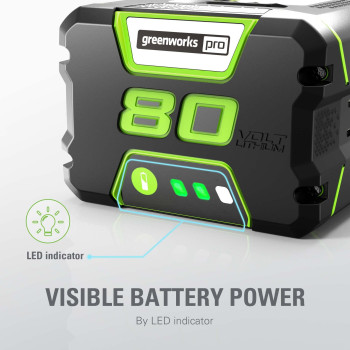 Greenworks Pro 80V 20Ah Lithiumion Battery Genuine Greenworks Battery 75 Compatible Tools