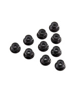 Axial Serrated Nylon Lock Nut Black 4Mm 10 Axic3150