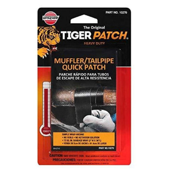 Versachem Tiger Patch Muffler Tailpipe Wrap 2 Inch X 36 Inch