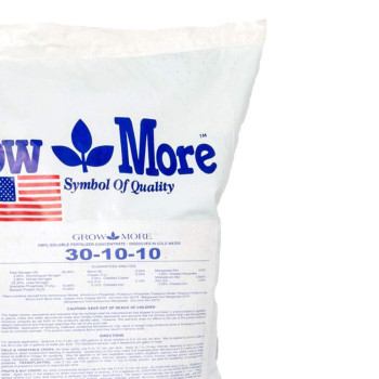 Grow More 5705 Water Soluble Fertilizer 301010 25Pound