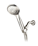 Hotelspa 9Setting Luxury Brushed Nickel Hand Shower With Patented Onoff Pause Switch