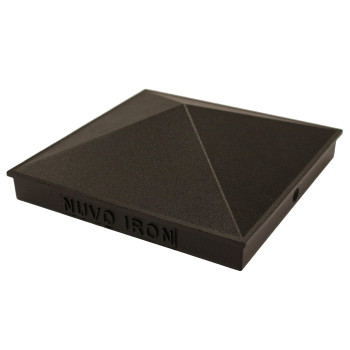 Nuvo Iron Pyramid Post Cap 6 X 6 Black