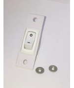 Compatible For Jennair Cooktop Stove Fan Switch White Color Replacement Not Original 2 Wire Kit 12001129