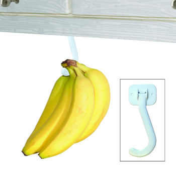 Gadjit Banana Hook Hanger Ripen Bananas Naturally With Under Cabinet Banana Hangerbanana Holder Selfstick And Adheres Under C