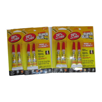 The Original Super Glue 4 Packages Of 2 Total 8 Tubes