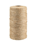 Kinglake Natural Jute Twine String 328 Feet Best Arts Crafts Gift Wrapping Twine Christmas Twine Durable Packing String