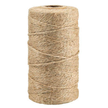 Kinglake Natural Jute Twine String 328 Feet Best Arts Crafts Gift Wrapping Twine Christmas Twine Durable Packing String