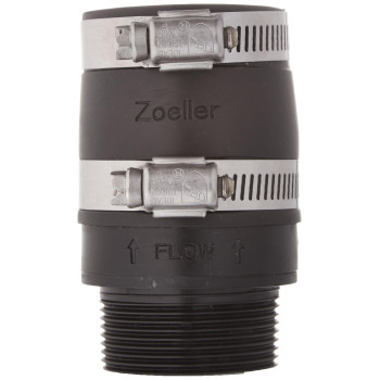 Zoeller 300238 Inline Check Valve Small Black