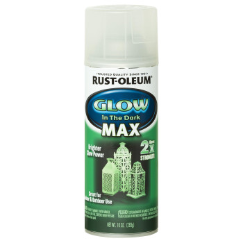 Rustoleum 278733 Glow In The Dark Max Spray Paint 10 Oz