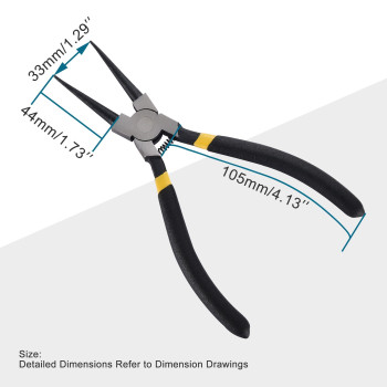 Goofit K06 Hand Tool Internal Straight Precision Retaining Snap Ring Circlip Pliers