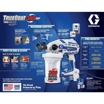 Graco 17D889 Truecoat 360 Vsp Handheld Paint Sprayer