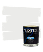 Prestige Paints Exterior Flat Paint And Primer In One 1 Gallon White