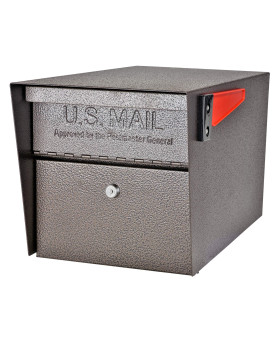 Mail Boss 7508 Curbside Mail Manager Security Bronze Locking Mailbox