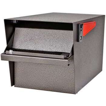 Mail Boss 7508 Curbside Mail Manager Security Bronze Locking Mailbox